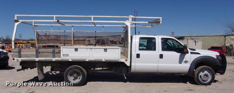 image for item DK9904 2011 Ford F550 Super Duty Crew Cab flatbed truck