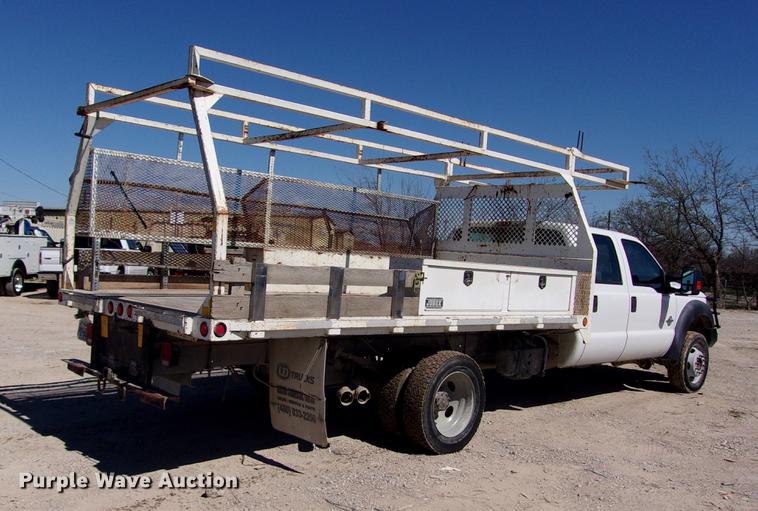 image for item DK9904 2011 Ford F550 Super Duty Crew Cab flatbed truck