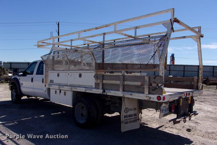 image for item DK9904 2011 Ford F550 Super Duty Crew Cab flatbed truck