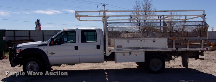 image for item DK9904 2011 Ford F550 Super Duty Crew Cab flatbed truck