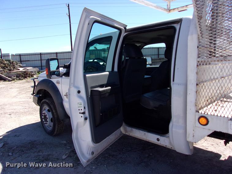 image for item DK9904 2011 Ford F550 Super Duty Crew Cab flatbed truck