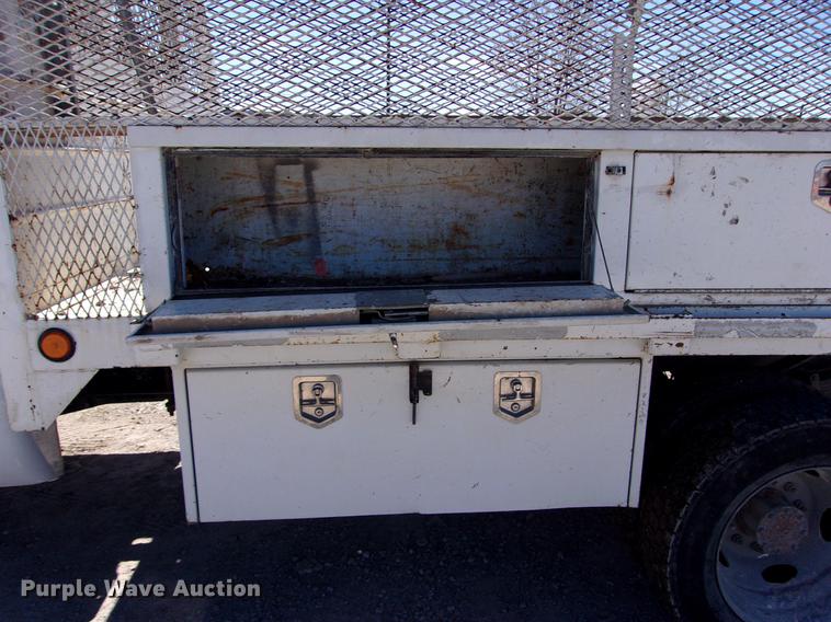 image for item DK9904 2011 Ford F550 Super Duty Crew Cab flatbed truck