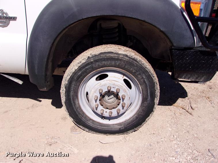 image for item DK9904 2011 Ford F550 Super Duty Crew Cab flatbed truck