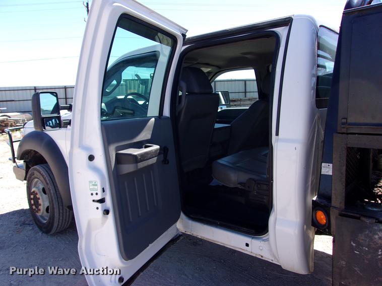 image for item DK9905 2011 Ford F550 Super Duty Crew Cab flatbed truck