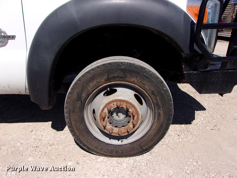 image for item DK9905 2011 Ford F550 Super Duty Crew Cab flatbed truck