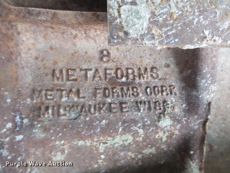 image for item DM9984 (65) Metal Forms Corporation concrete forms
