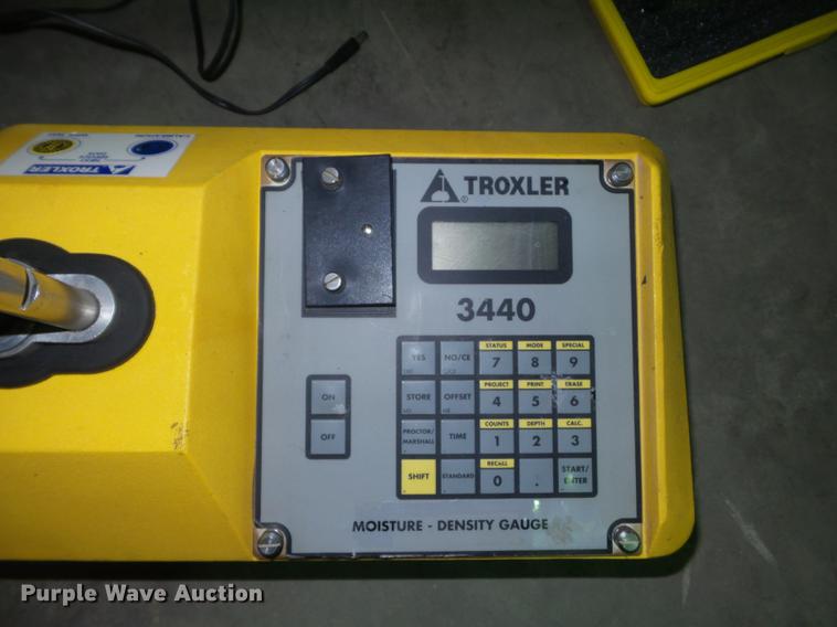Troxler 3440 moisture density gauge in Pontoon Beach, IL Item DM9985