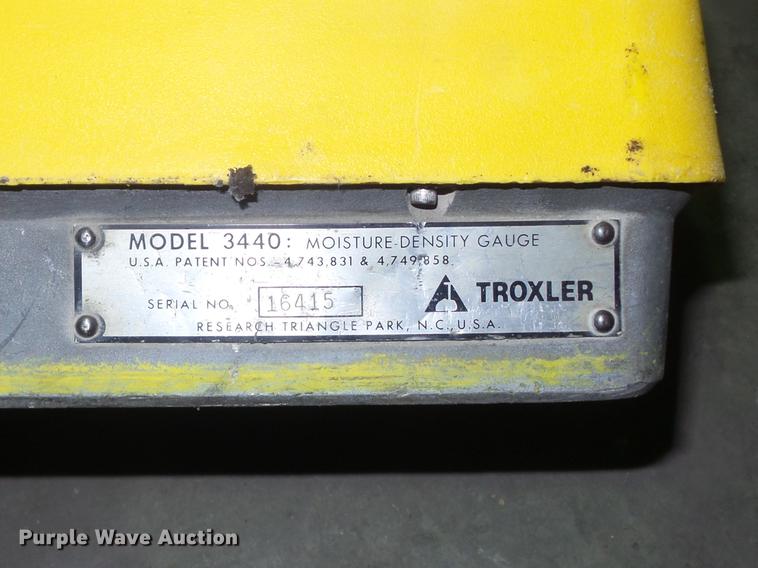 image for item DM9985 Troxler 3440 moisture density gauge
