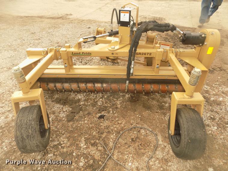 image for item DO9018 Land Pride SR2672 powered rake