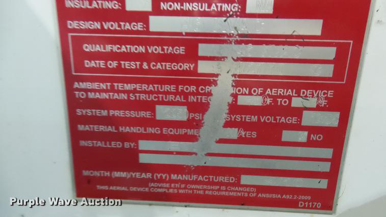 image for item DP9573 2009 Ford F550 Super Duty XL bucket truck