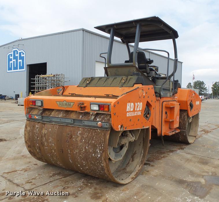 image for item DS9558 2003 Hamm HD120 double drum vibratory roller