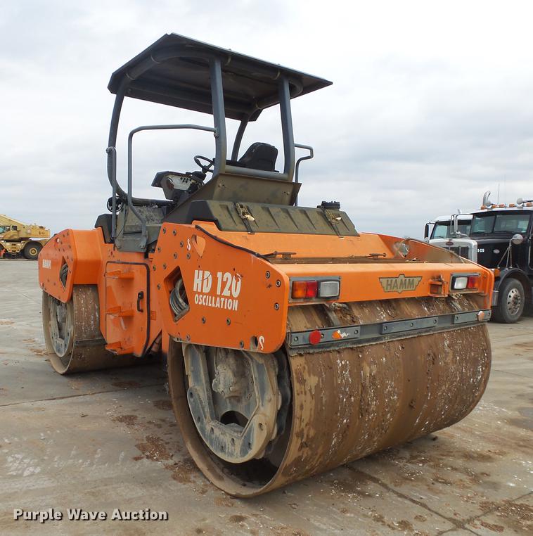 image for item DS9558 2003 Hamm HD120 double drum vibratory roller