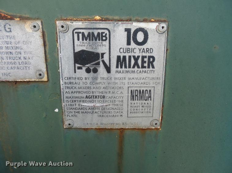 image for item DV9612 1979 Mack ready mix truck