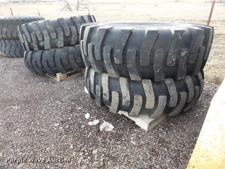 image for item DV9670 (4) Power King 23.5-25 loader tires