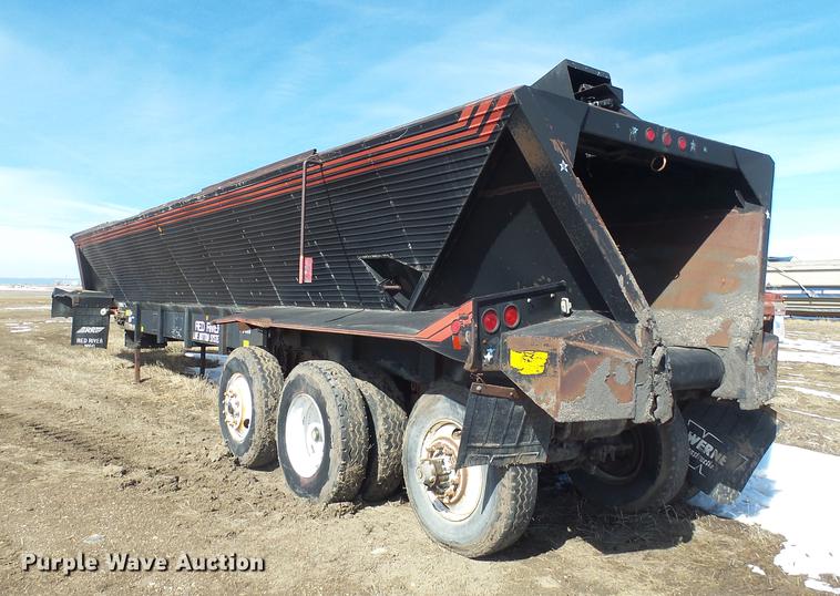 image for item DX9049 1991 Red River LB240 live bottom trailer