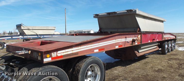 image for item DX9059 1985 Trail King PD2-443A bottom dump trailer
