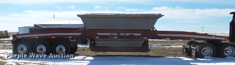 image for item DX9059 1985 Trail King PD2-443A bottom dump trailer