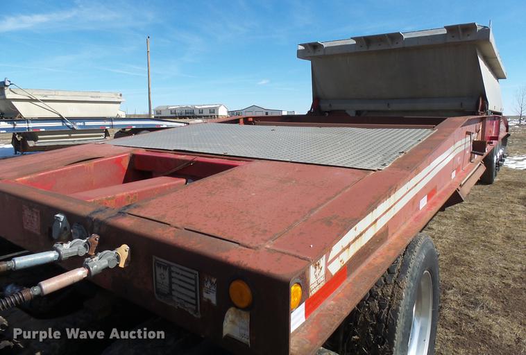 image for item DX9059 1985 Trail King PD2-443A bottom dump trailer