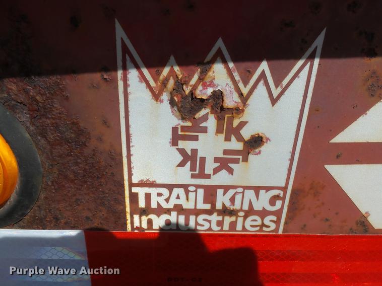 image for item DX9059 1985 Trail King PD2-443A bottom dump trailer