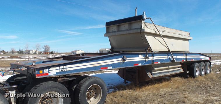 image for item DX9061 1985 Trail King PD60-4443 bottom dump trailer