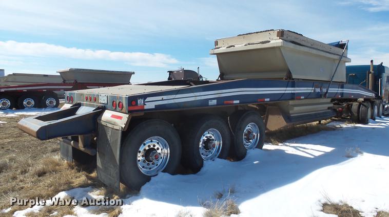 image for item DX9061 1985 Trail King PD60-4443 bottom dump trailer