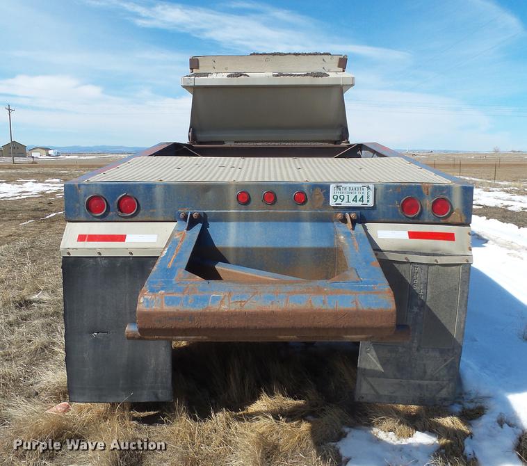 image for item DX9061 1985 Trail King PD60-4443 bottom dump trailer