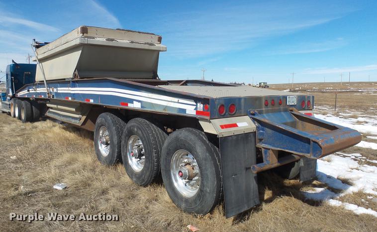 image for item DX9061 1985 Trail King PD60-4443 bottom dump trailer