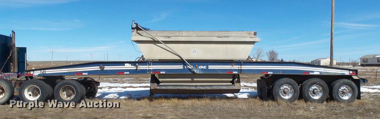 image for item DX9061 1985 Trail King PD60-4443 bottom dump trailer