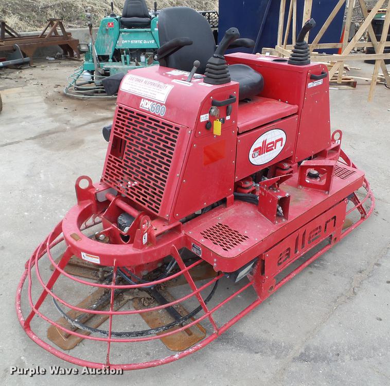 image for item DZ9228 2015 Allen HDX600 trowel