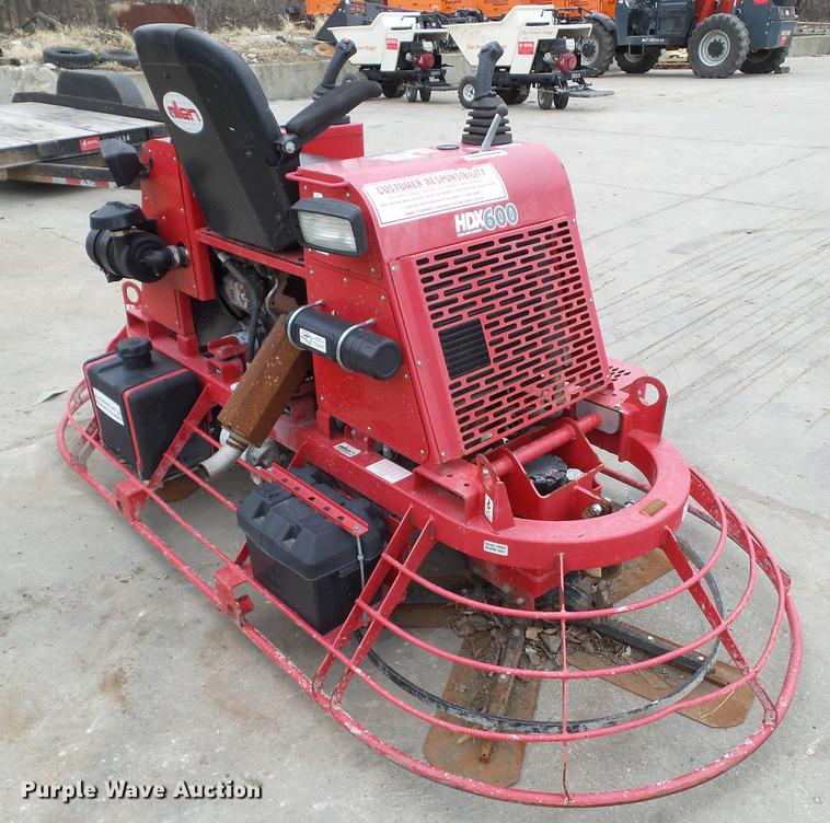 image for item DZ9228 2015 Allen HDX600 trowel