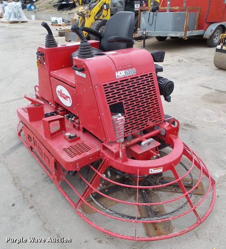 image for item DZ9228 2015 Allen HDX600 trowel