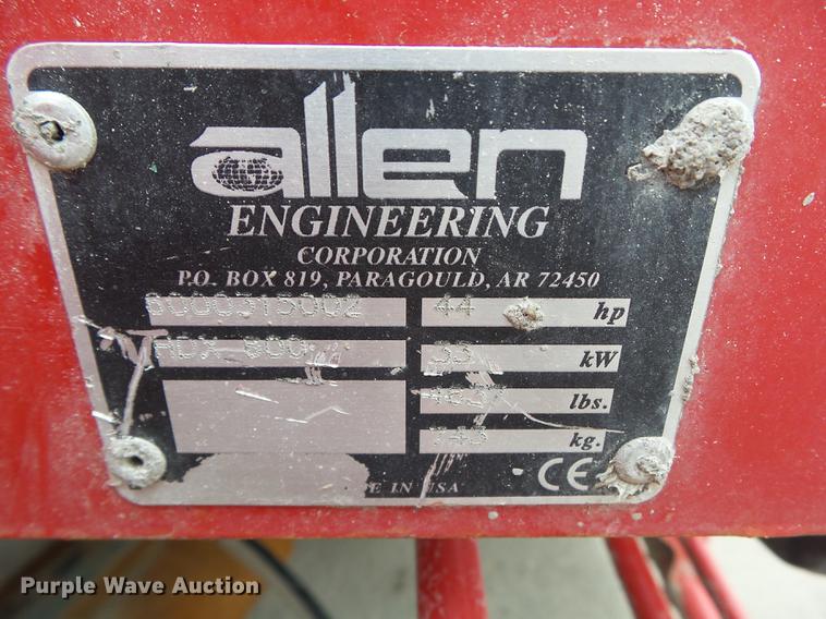 image for item DZ9228 2015 Allen HDX600 trowel