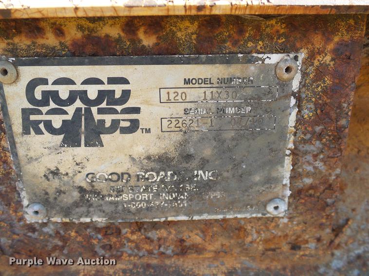 image for item EE9529 Good Roads 120 11X30 six-way snow plow