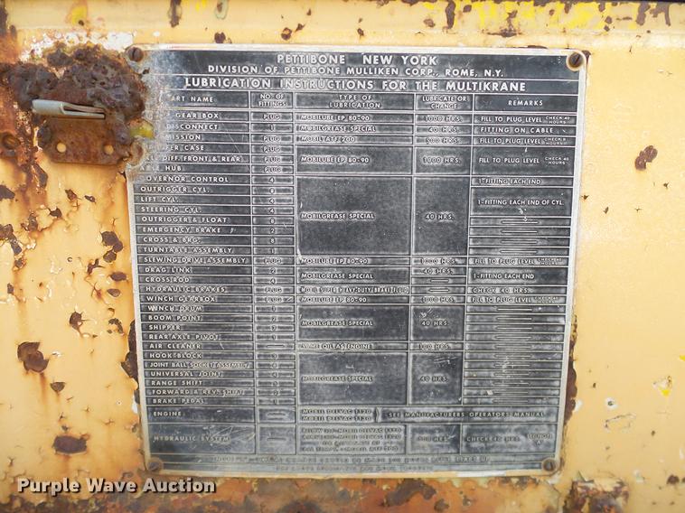 image for item EE9642 Pettibone crane