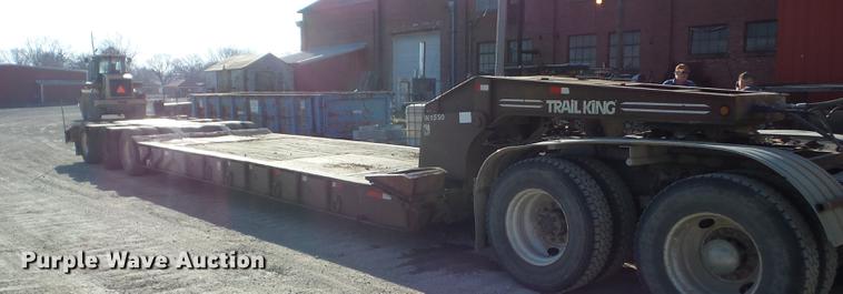 image for item EI9775 1986 Trail King TK1550 low boy equipment trailer