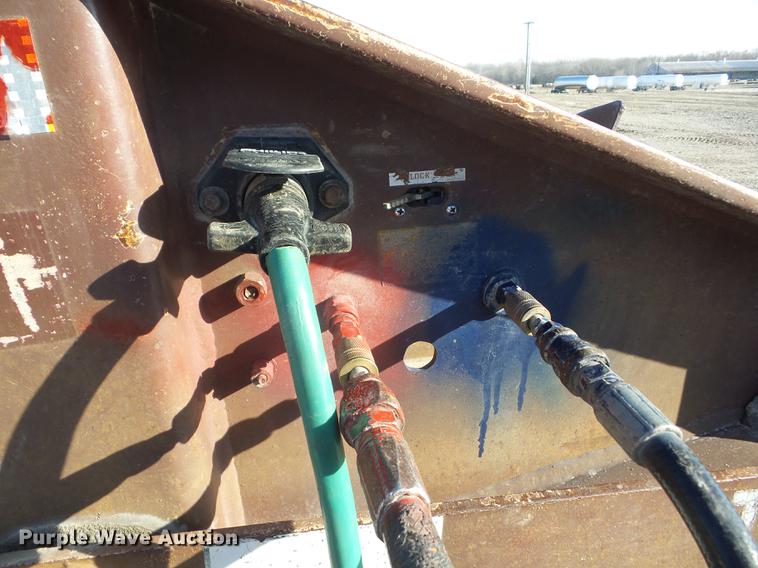 image for item EI9775 1986 Trail King TK1550 low boy equipment trailer