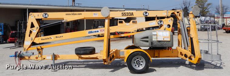 image for item EJ9809 2010 Bil-Jax 5533A boom lift