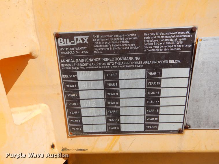 image for item EJ9810 2010 Bil-Jax 45XA boom lift