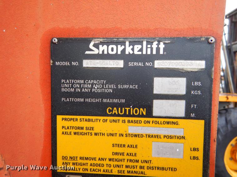 image for item EJ9876 Snorkelift ATB-50ALTO boom lift