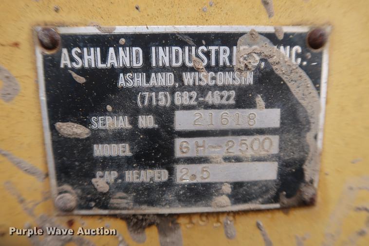 image for item EL9253 Ashland Ground Hog 2500 skid steer scraper