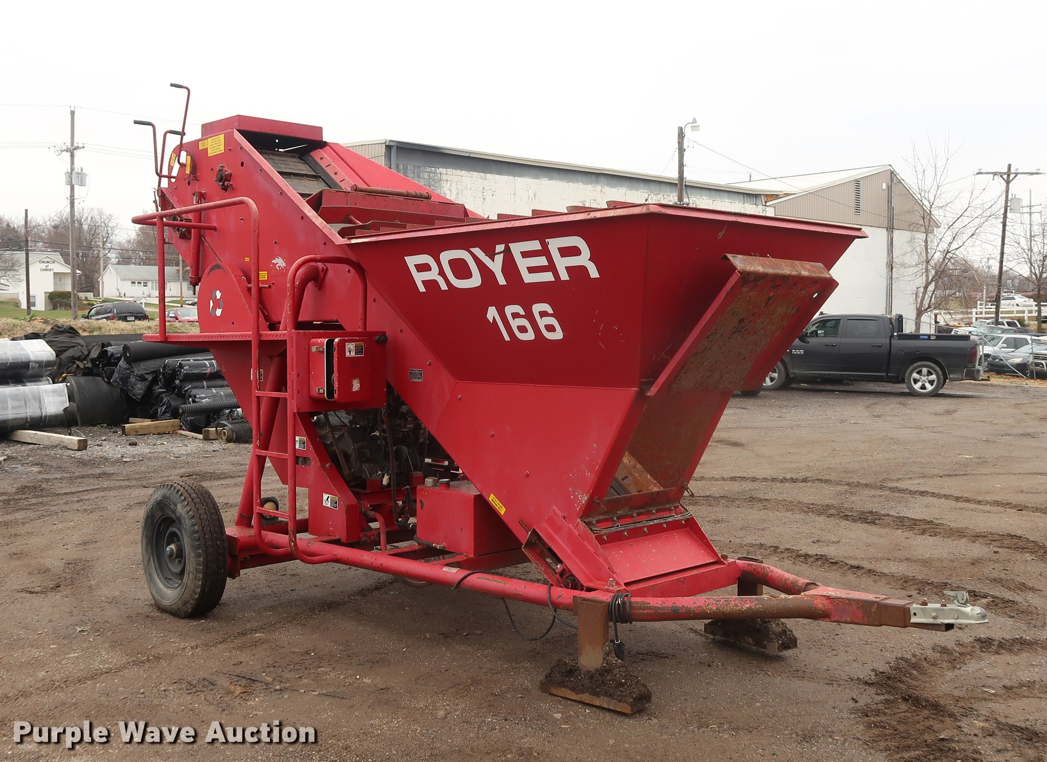 Royer Industries 166 soil shredder in Kansas City, MO Item EL9250 sold Purple Wave