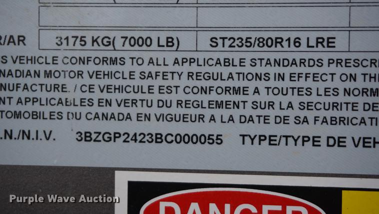 image for item DB0466 2011 Grupo livestock trailer