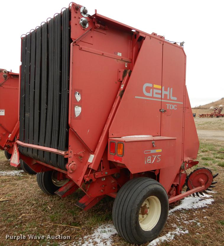 image for item DC0414 Gehl 1875 TDC round baler