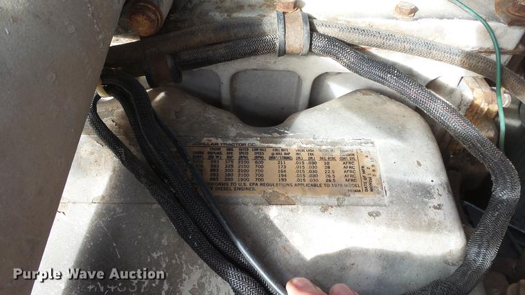 image for item DC0640 1980 Peterbilt 353S23 manure spreader truck