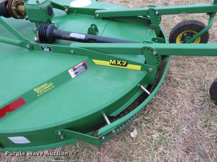 image for item DC0934 John Deere MX7 rotary mower