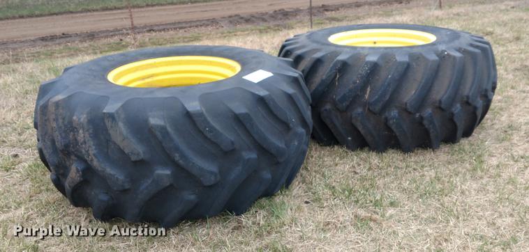 image for item DC0961 (2) 30.5-32 tires and wheels