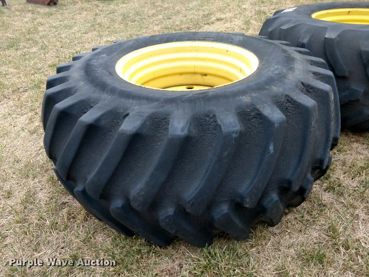 image for item DC0961 (2) 30.5-32 tires and wheels