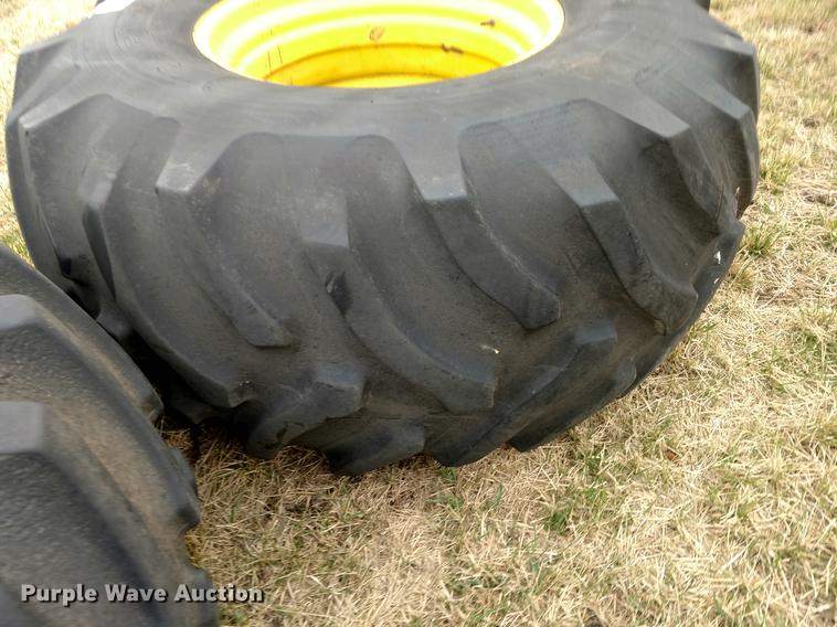 image for item DC0961 (2) 30.5-32 tires and wheels