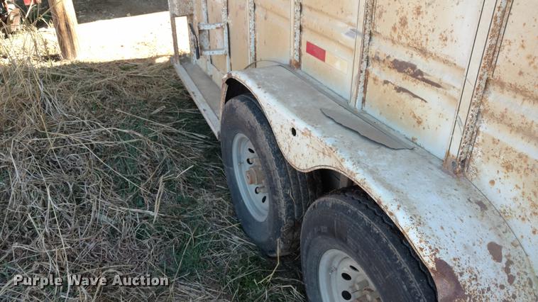 image for item DC0969 1998 Titan livestock trailer