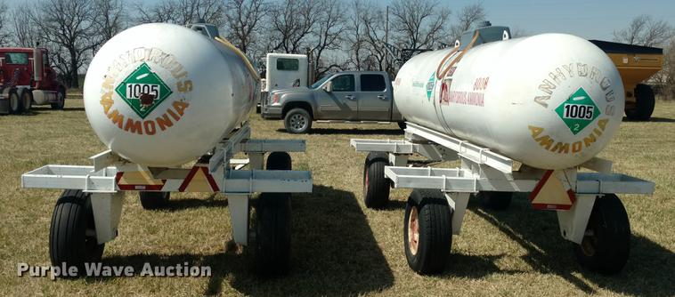 image for item DC0976 (2) anhydrous ammonia tanks